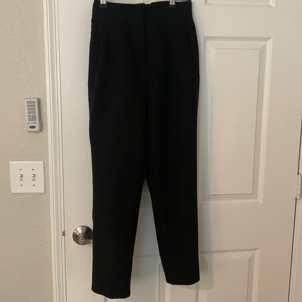 Zara, high rise work pant, pleated at the top, size S